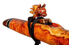 Redwood Burl Native American Flute, Minor, Mid G-4, #N2L